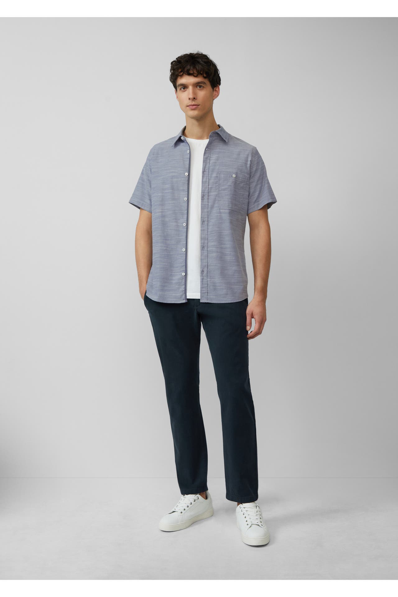 S.OLIVER Kurzarmhemd 5852_tiefblau Slim Fit, Bild 1