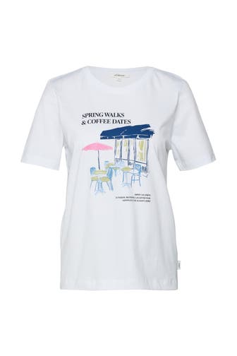 S.OLIVER T-Shirt 01D1_weiß