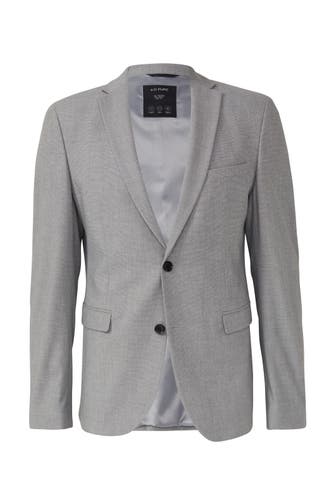 S.OLIVER Casual-Sakko S.OPURE 98K1_hellgrau Slim Fit