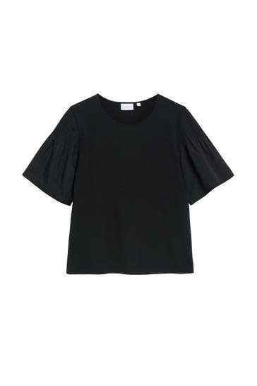 COMMA, T-Shirt 9999_schwarz