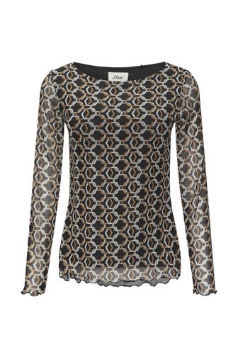 S.OLIVER Longsleeve 99A4_schwarz