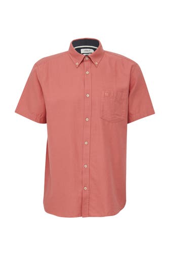 S.OLIVER Kurzarmhemd 4291_himbeere Regular Fit