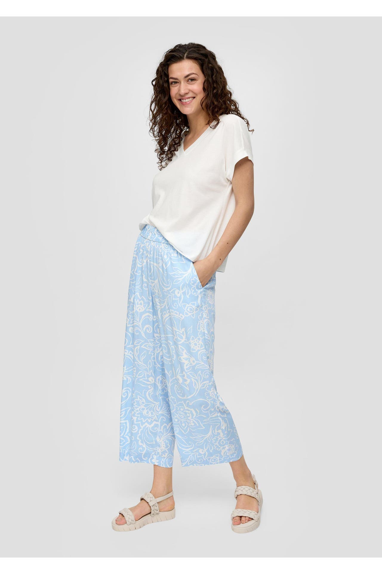 S.OLIVER Stoffhose 53A0_himmelblau Tapered, Bild 1