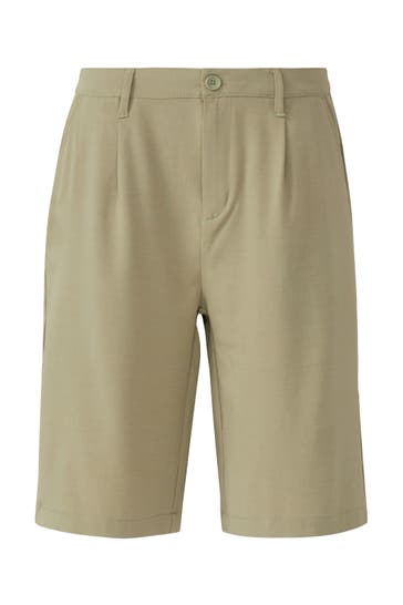 QS BY S.OLIVER Short 7297_helles olivgrün Tapered