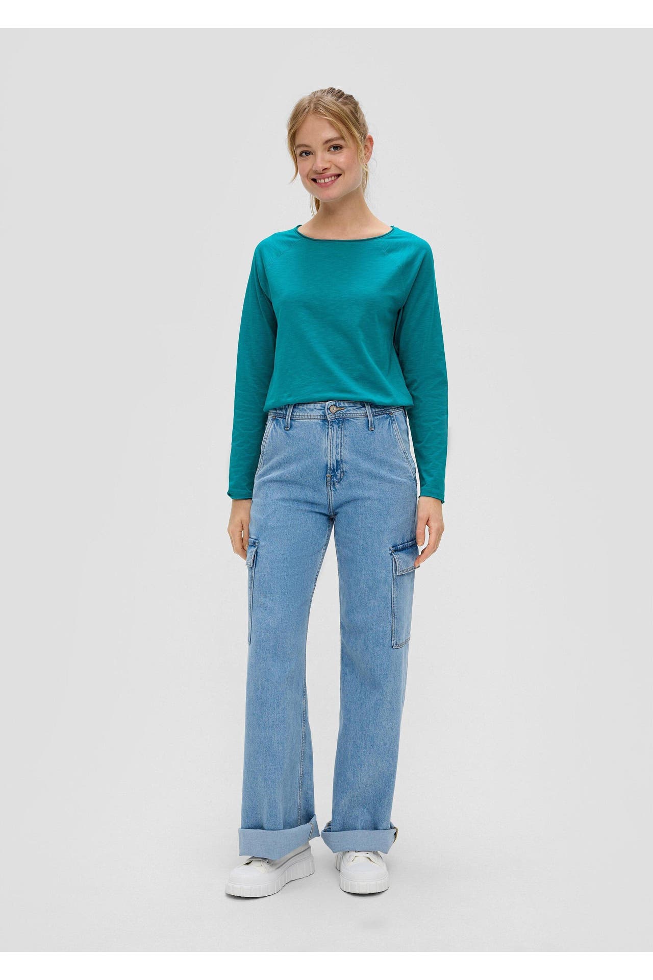 S.OLIVER Longsleeve 6680_türkis, Bild 1