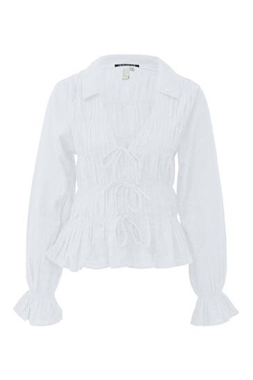 QS BY S.OLIVER Casual-Bluse 0100_weiß