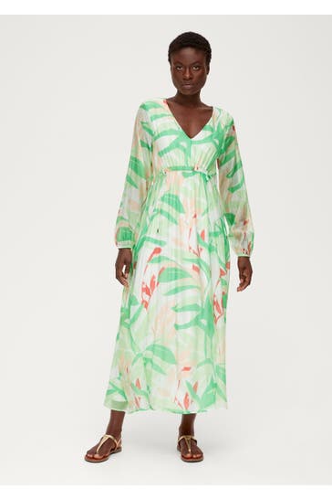 S.OLIVER Maxikleid 02A1_ecru