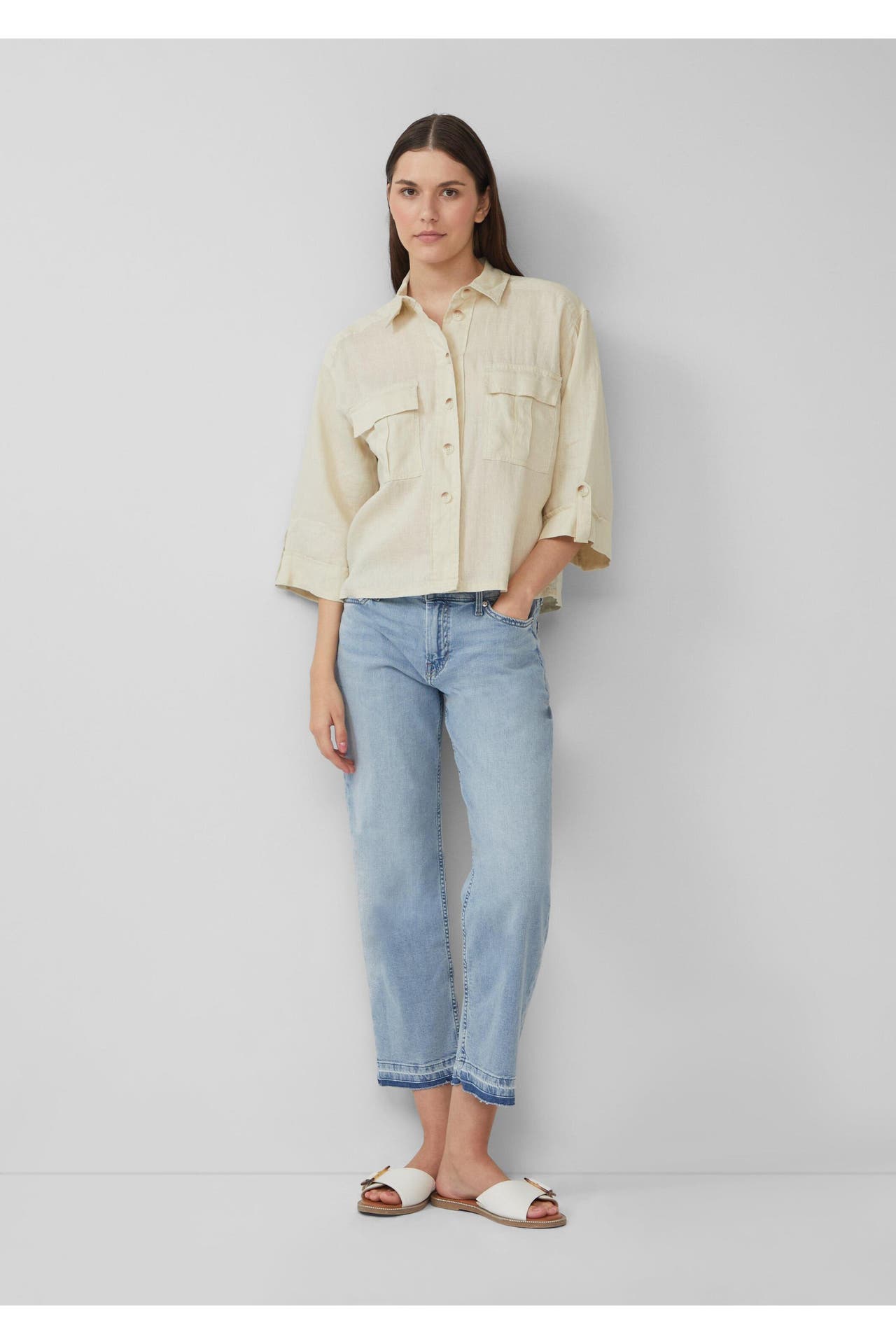 S.OLIVER Casual-Bluse 0750_natur, Bild 1
