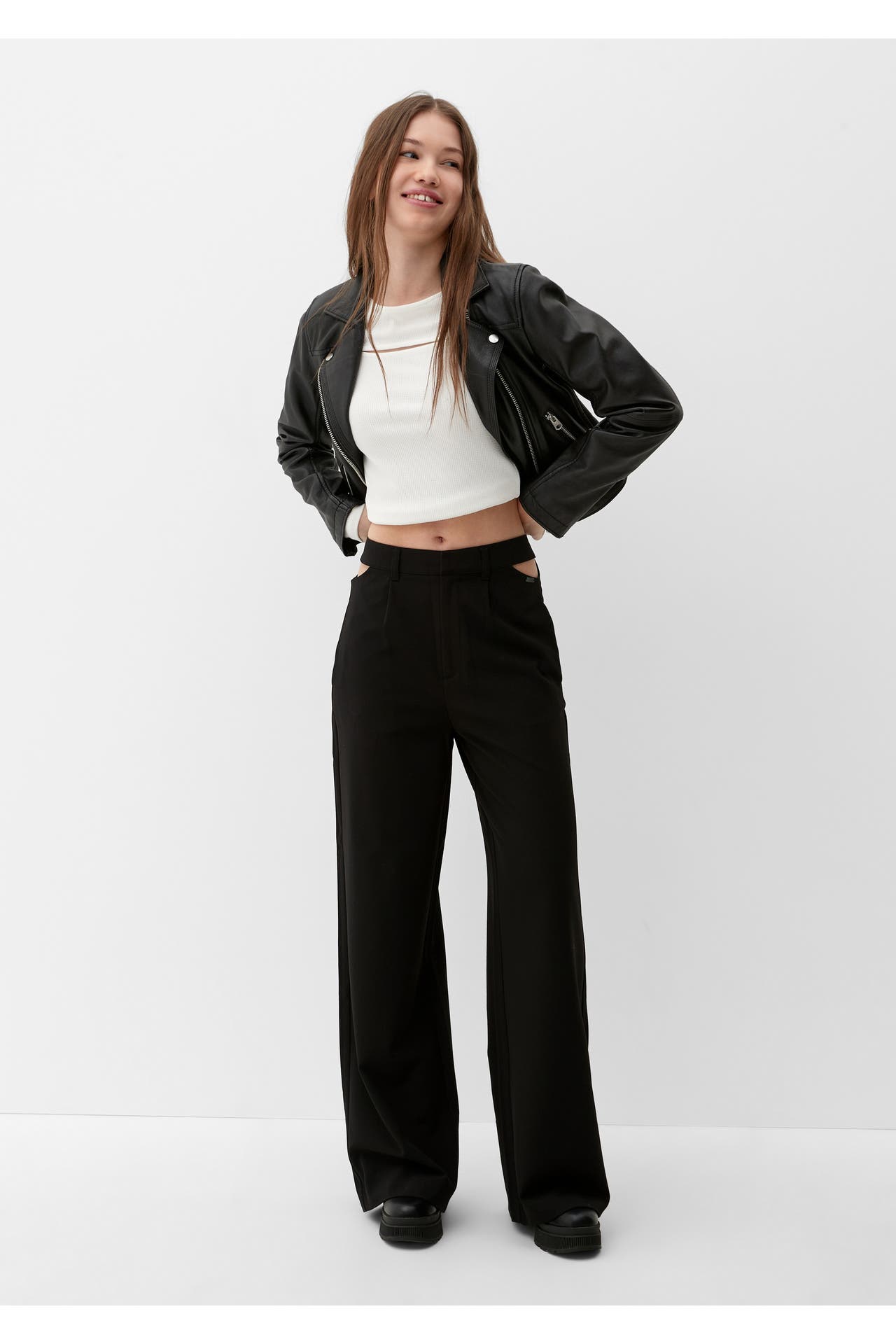 QS BY S.OLIVER Chino 9999_schwarz Tapered, Bild 1