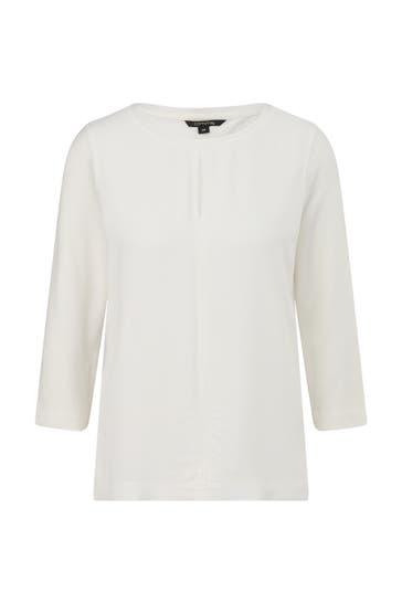 COMMA, T-Shirt 0120_weiß