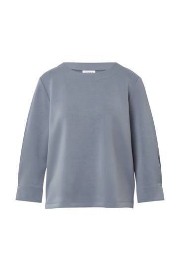 COMMA, Sweatshirt 9500_schiefergrau