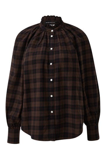 QS BY S.OLIVER Casual-Bluse 89N0_dunkelbraun