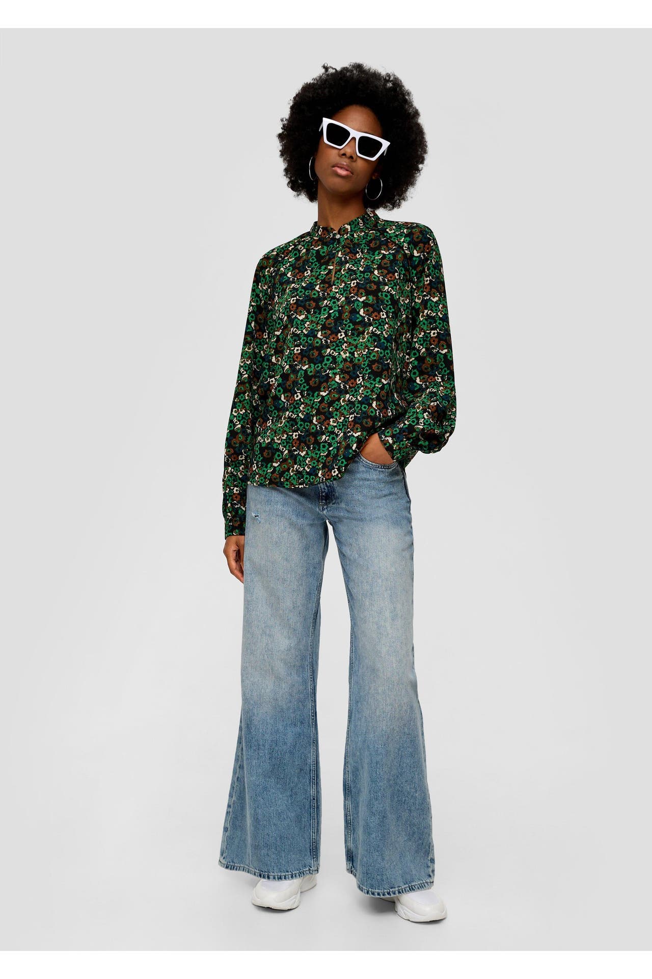 QS BY S.OLIVER Casual-Bluse 76A5_smaragd, Bild 1