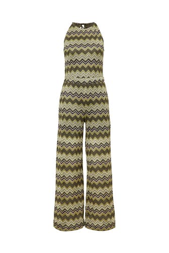COMMA, Jumpsuit 71S8_kiwigrün Flared