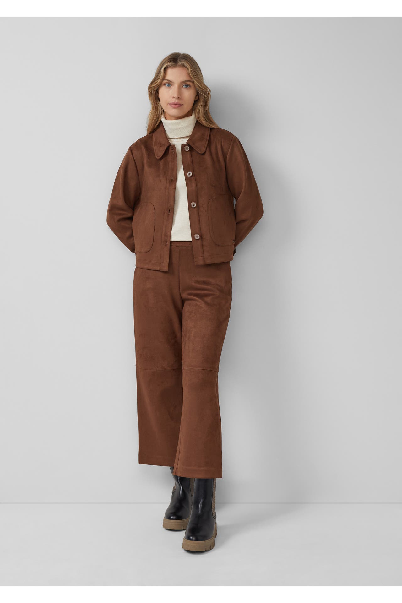 S.OLIVER Stoffhose 8830_mokka Tapered, Bild 1
