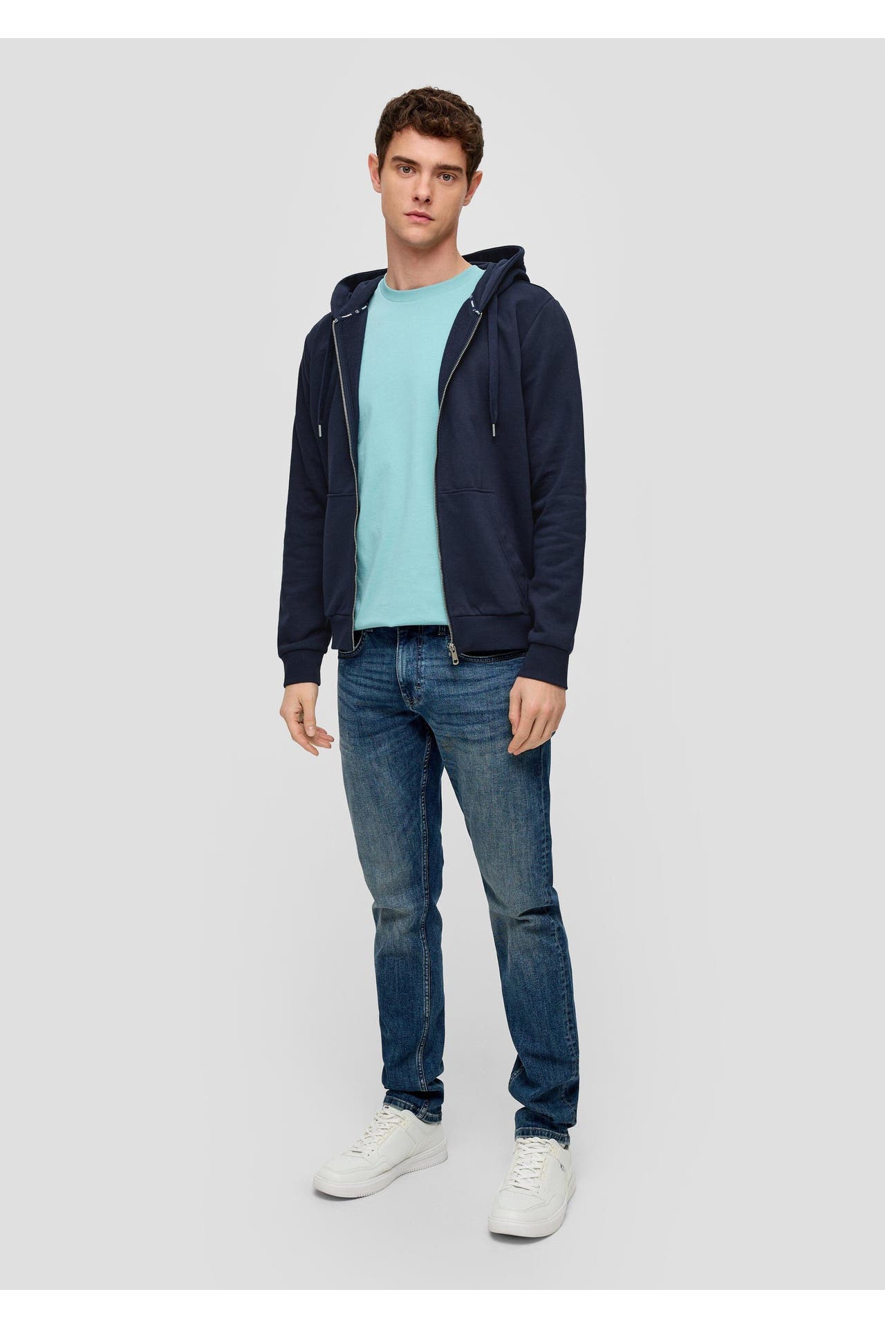QS BY S.OLIVER Sweatjacke 5884_tiefblau, Bild 1