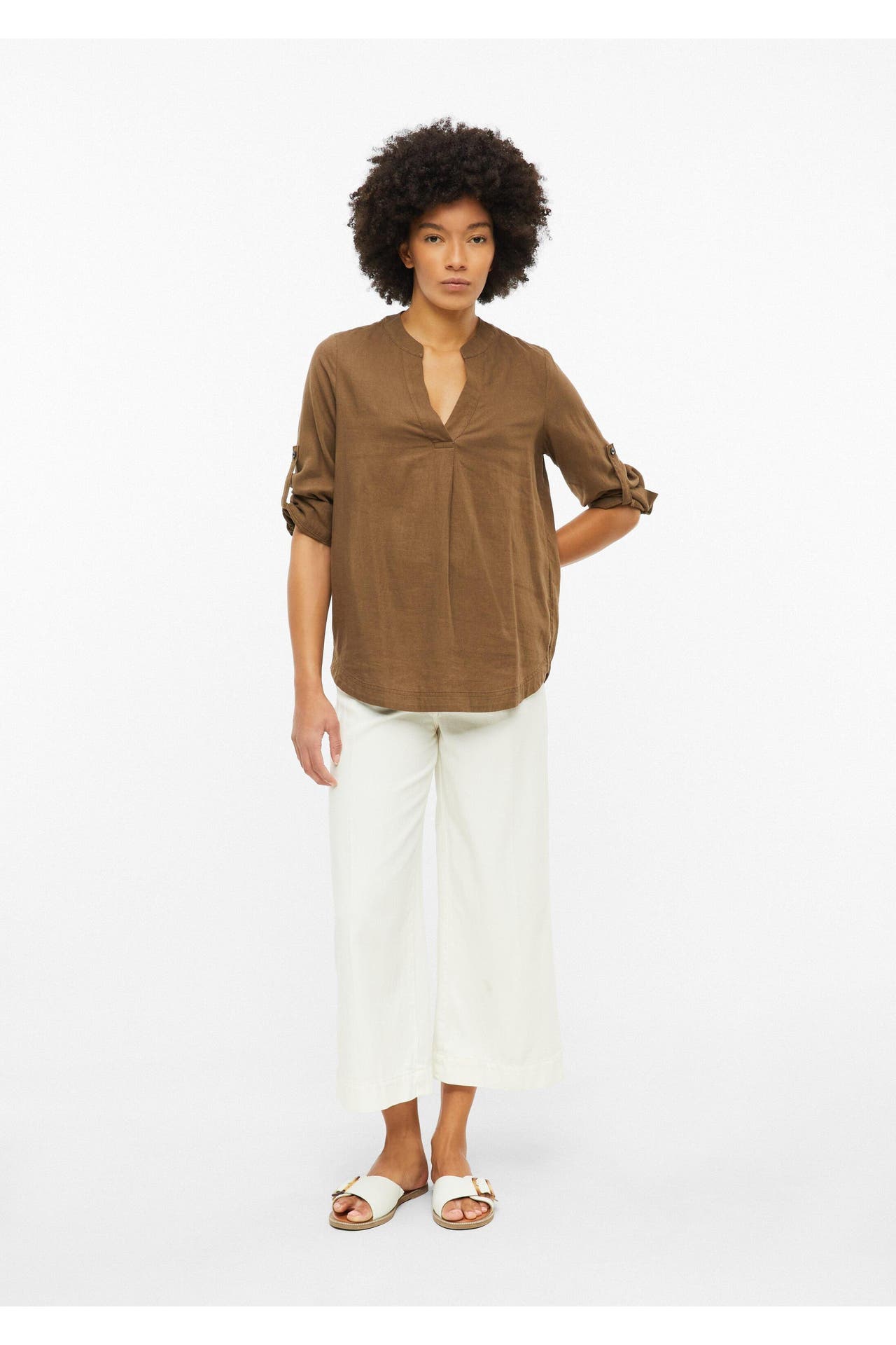 S.OLIVER Casual-Bluse 8918_braun, Bild 1