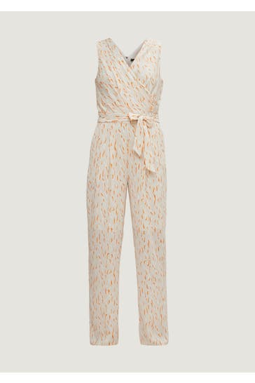 COMMA, Jumpsuit 81A1_beige Tapered