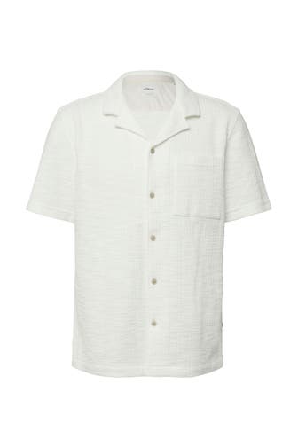 S.OLIVER Kurzarmhemd 0200_creme Loose Fit