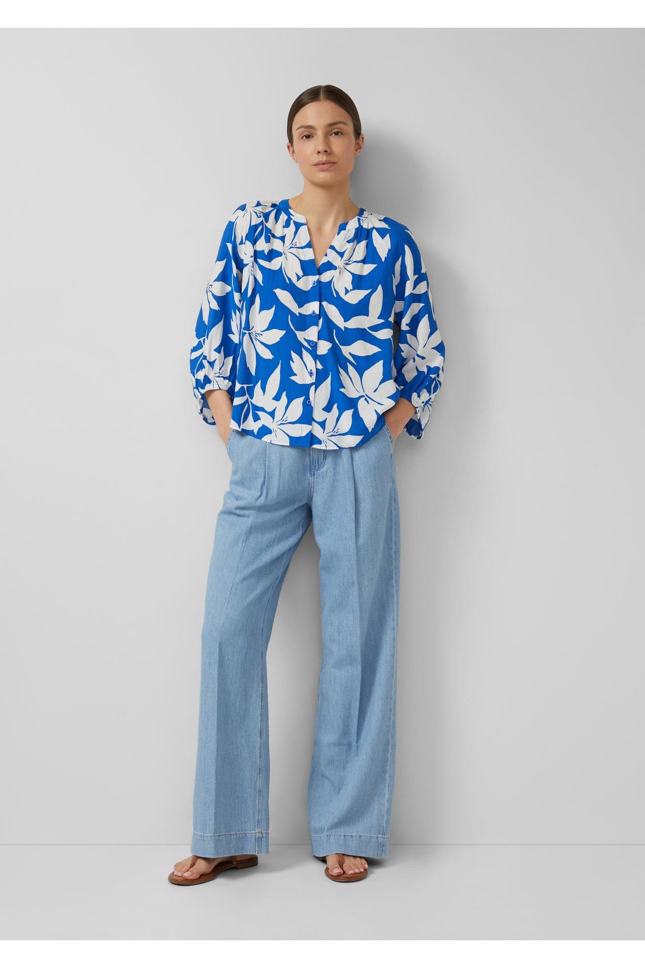 S.OLIVER Casual-Bluse 56A2_royalblau, Bild 1
