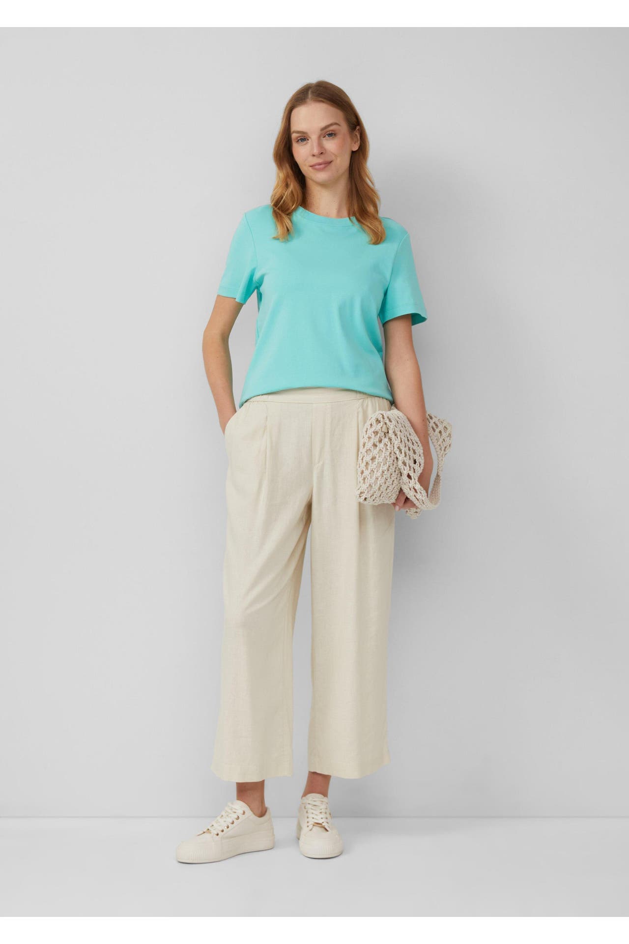 S.OLIVER Stoffhose 0750_beige Tapered, Bild 1