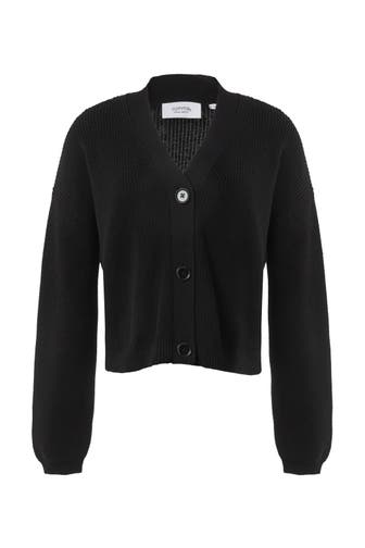 COMMA, Strickjacke 9999_schwarz