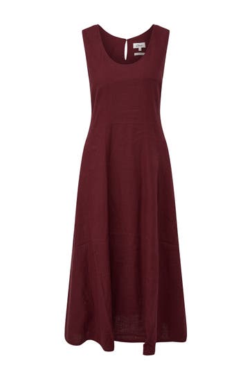 S.OLIVER Midikleid 3903_bordeaux