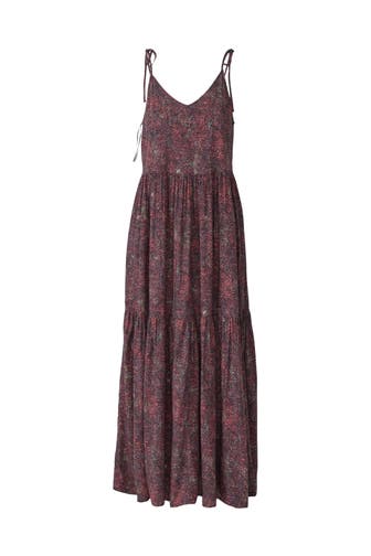 QS BY S.OLIVER Maxikleid 47A3_aubergine