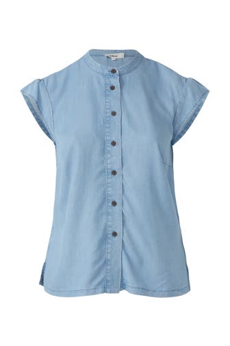 S.OLIVER Blusenshirt 53Y4_hellblau