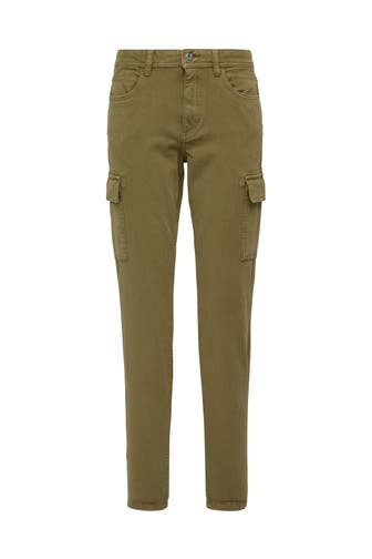 QS BY S.OLIVER Stoffhose 7864_olivgrün Tapered