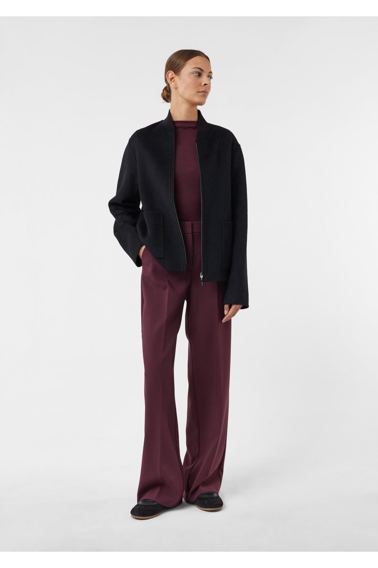 COMMA, Longsleeve 4922_bordeaux, Bild 1