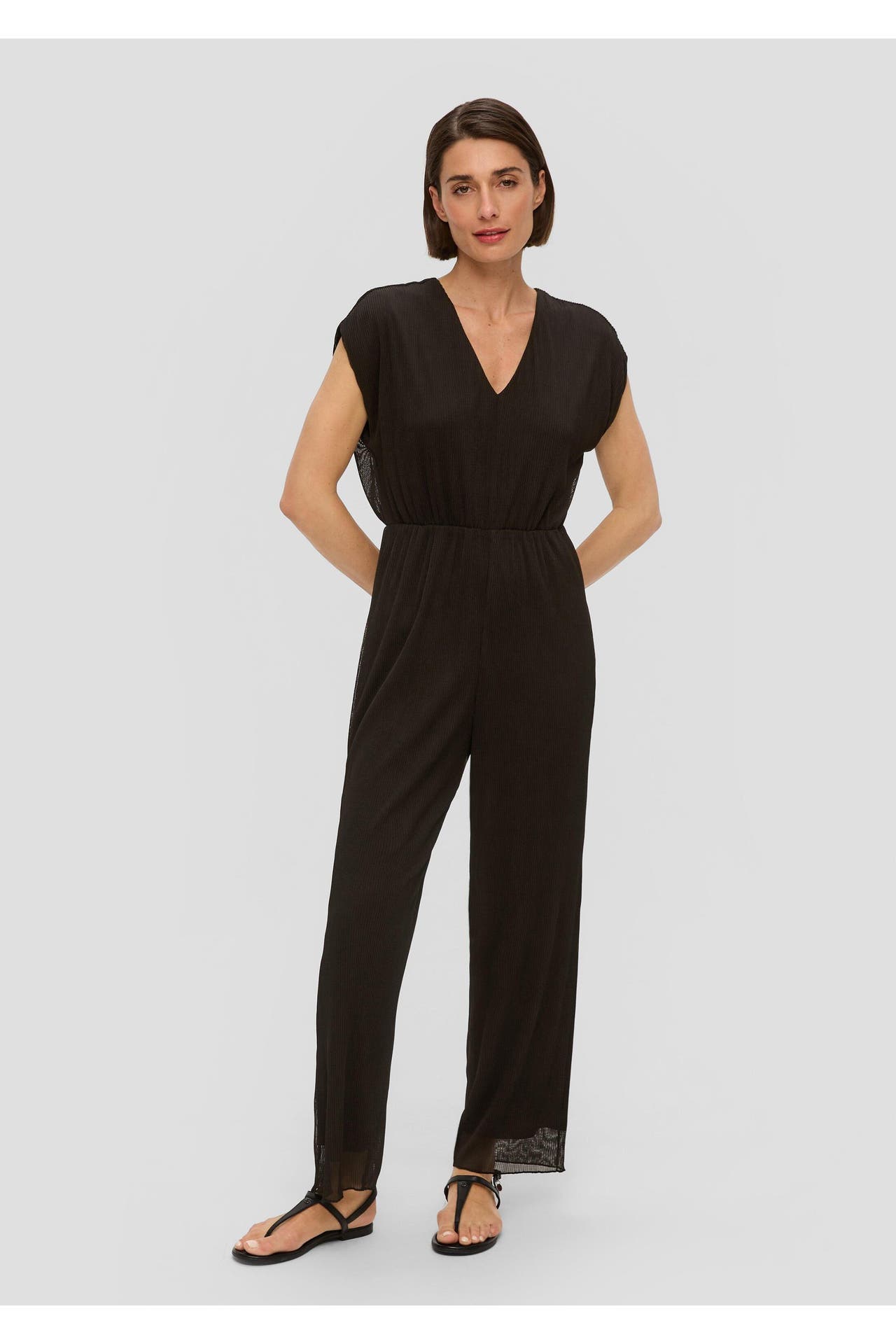 S.OLIVER Jumpsuit 9999_schwarz Tapered, Bild 1