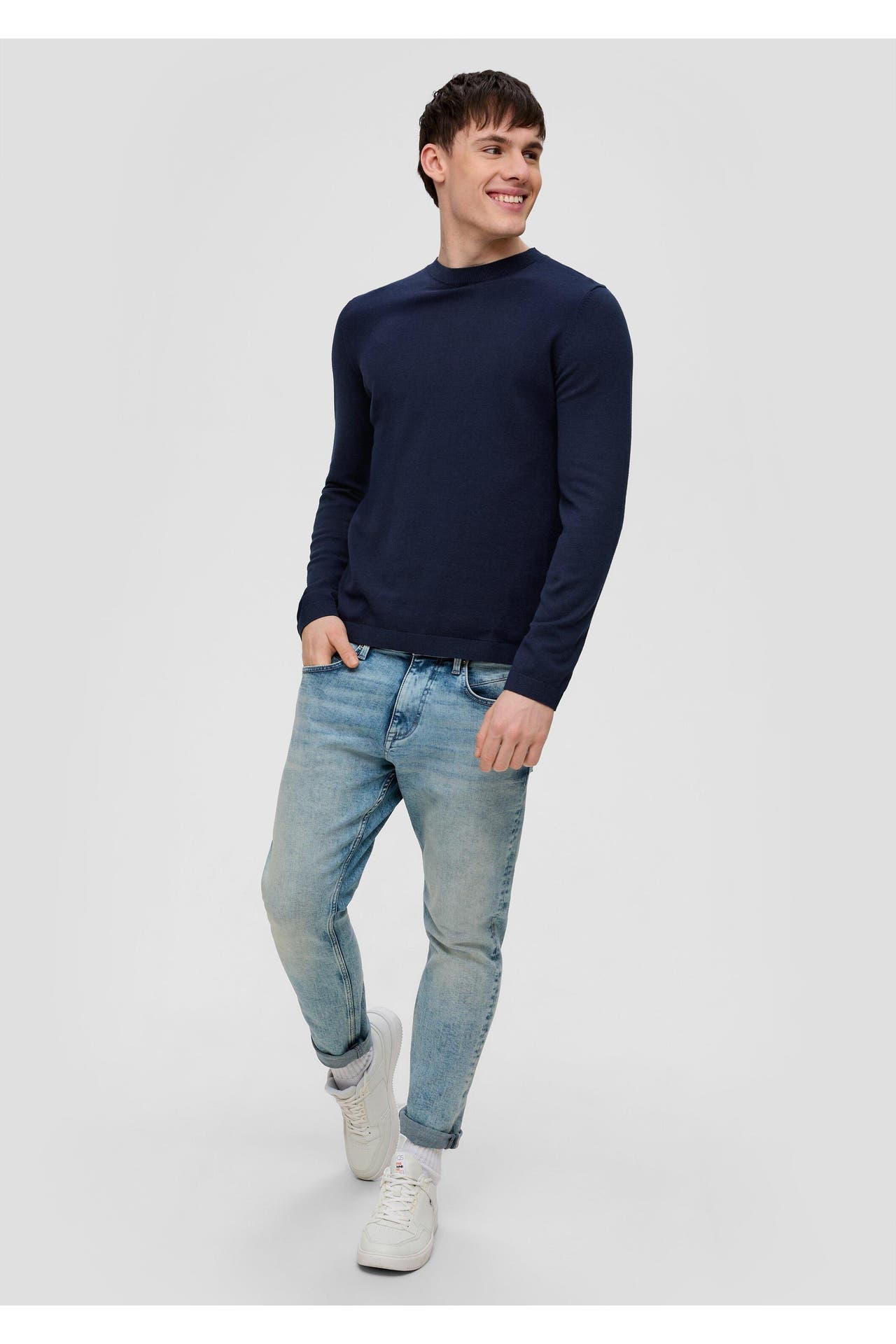 QS BY S.OLIVER Pullover 5884_tiefblau, Bild 1