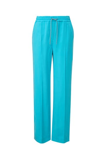 COMMA, Stoffhose 6238_türkisblau Tapered