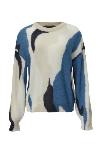 COMMA, Pullover 53X0_blau