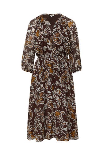 S.OLIVER Midikleid 89A2_dunkelbraun