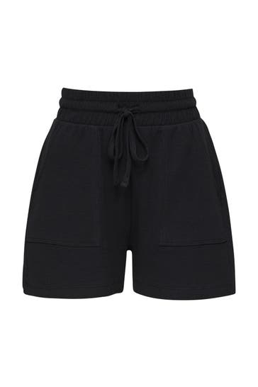 QS BY S.OLIVER Short 9999_schwarz Wide/ Loose Fit