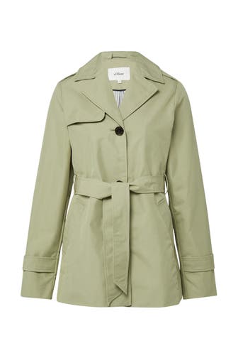 S.OLIVER Trenchcoat 7520_salbeigrün