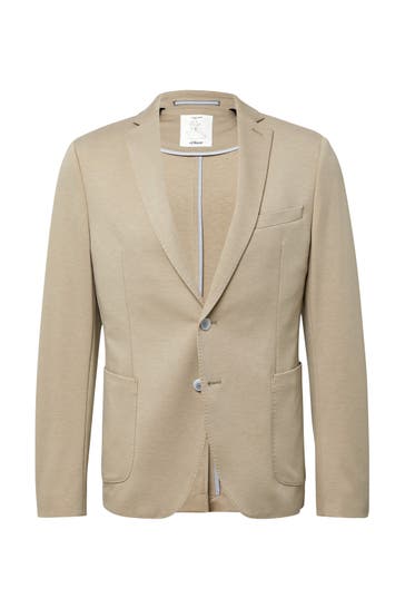 S.OLIVER Casual-Sakko S.OJOGG 8429_sandstein Slim Fit