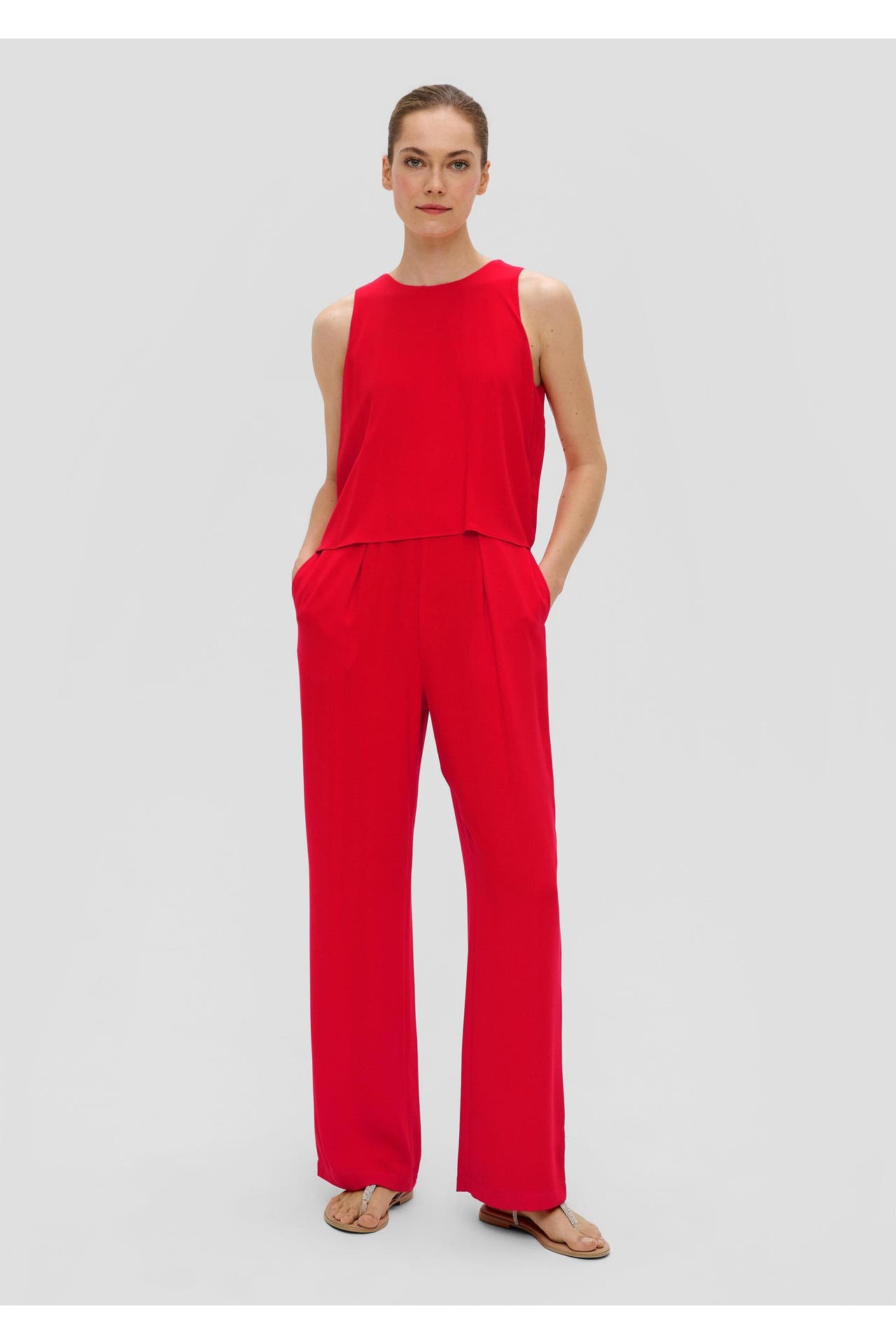 S.OLIVER Jumpsuit 3062_preiselbeere Wide/ Loose Fit, Bild 1