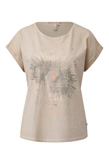 QS BY S.OLIVER T-Shirt 81D3_beige