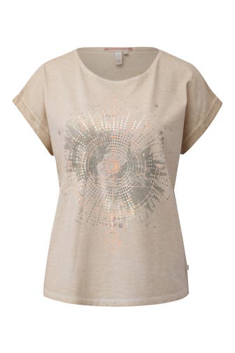 QS BY S.OLIVER T-Shirt 81D3_beige