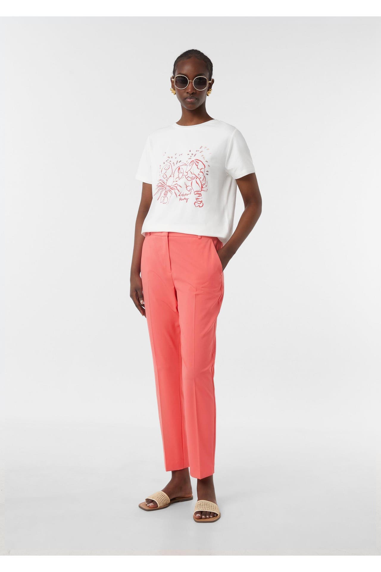 COMMA, T-Shirt 01E3_weiß, Bild 1