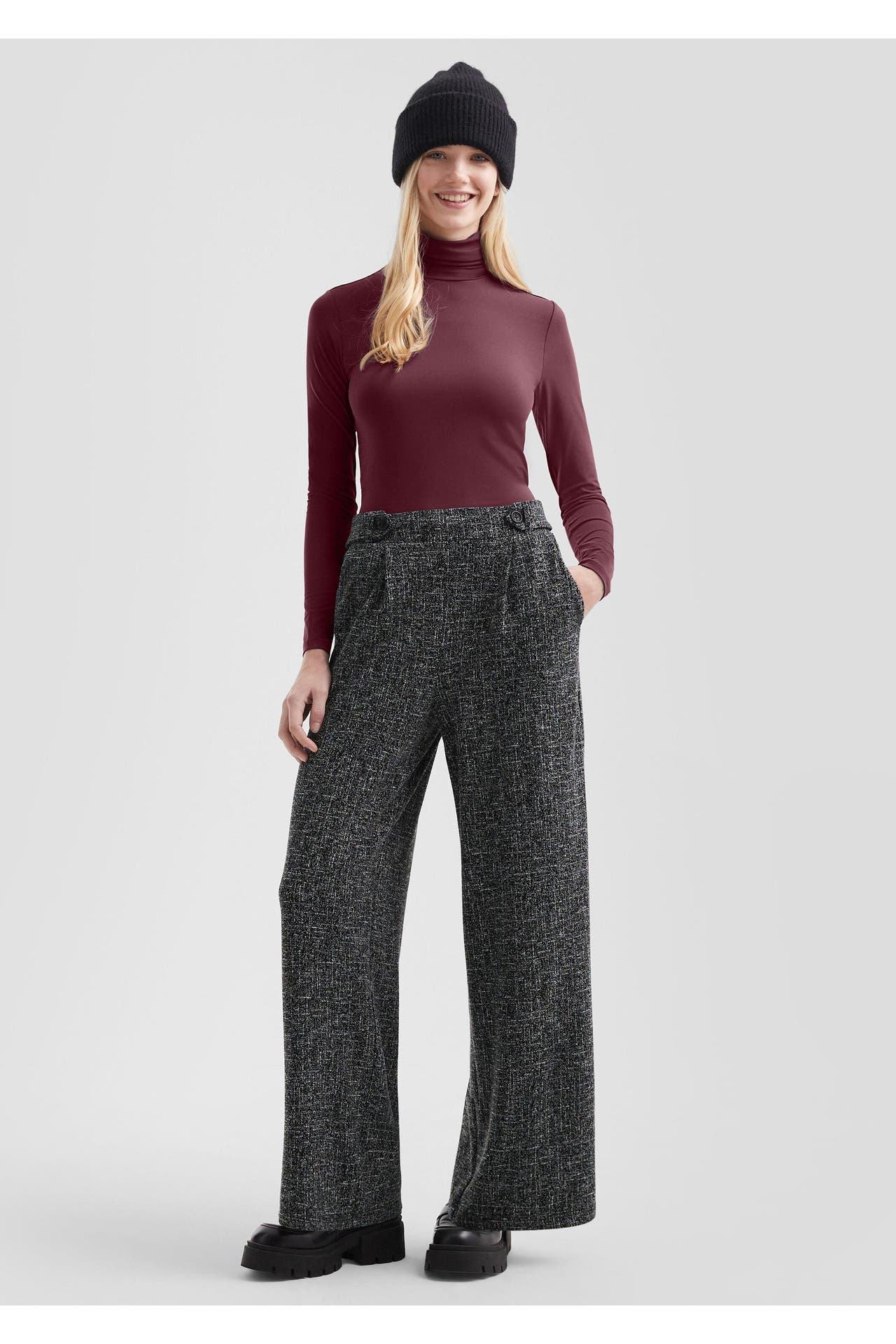 QS BY S.OLIVER Longsleeve 3900_bordeaux, Bild 1
