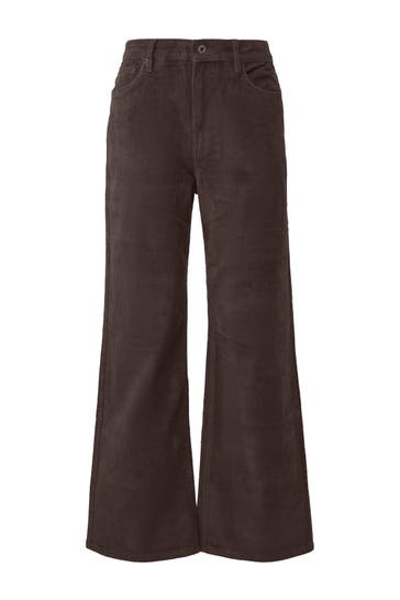 QS BY S.OLIVER Stoffhose 8945_dunkelbraun Tapered