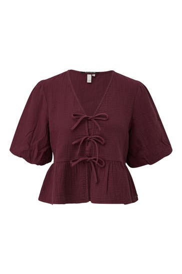 QS BY S.OLIVER Blusenshirt 4923_bordeaux