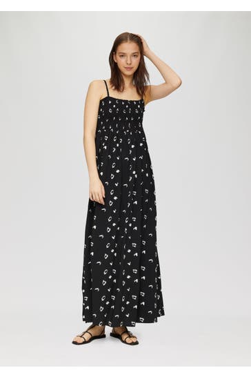 QS BY S.OLIVER Maxikleid 99A1_schwarz