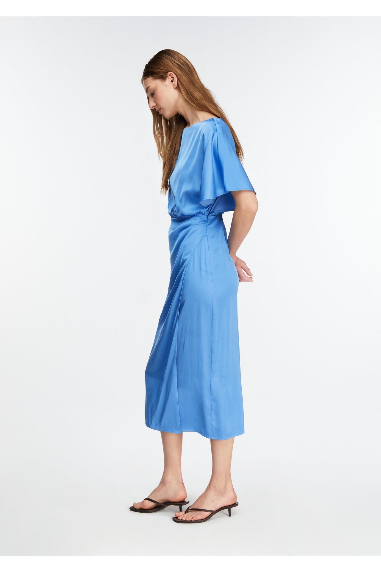 COMMA, Midikleid 5444_azurblau, Bild 1