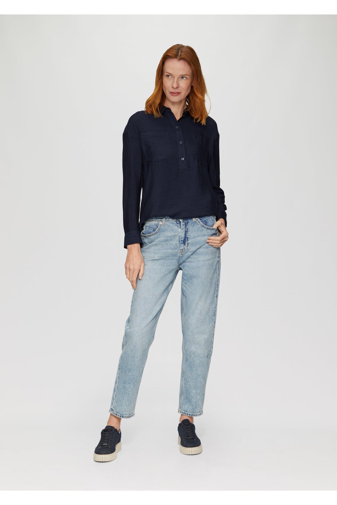 S.OLIVER Casual-Bluse 5959_navy, Bild 1