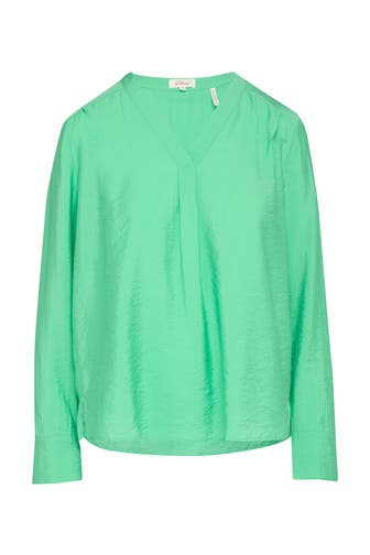 S.OLIVER Casual-Bluse 7326_limettengrün